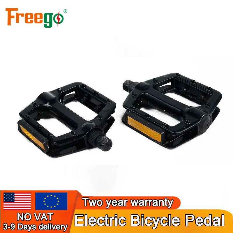 

Freego Ultralight Bike Pedals Sealed 3 Bearing Aluminum Alloy Bicycle Pedal Non-slip Electric Bicycle Pedal Flat Pedals A Pair