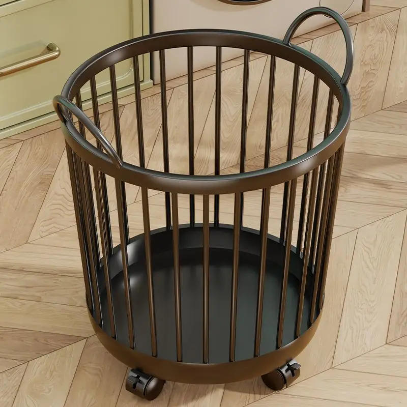 

Dirty Clothes Storage Basket Household Pulley Removable Laundry Basket Toilet Bathroom Clothes Basket