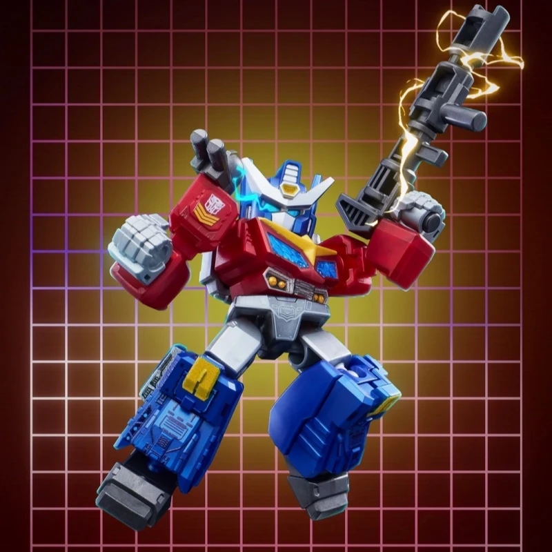 New Blokees Transformers Defender Version 8 Blind Box Assembled Figure Optimus Prime Super Megatron Collectible Hobby Toys Gifts view 2