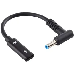 Type C USB 3.1 USB-C to DC 20V 4.5 3.0mm For  HP Power Plug PD Emulator Trigger Charger Cable for Lap top
