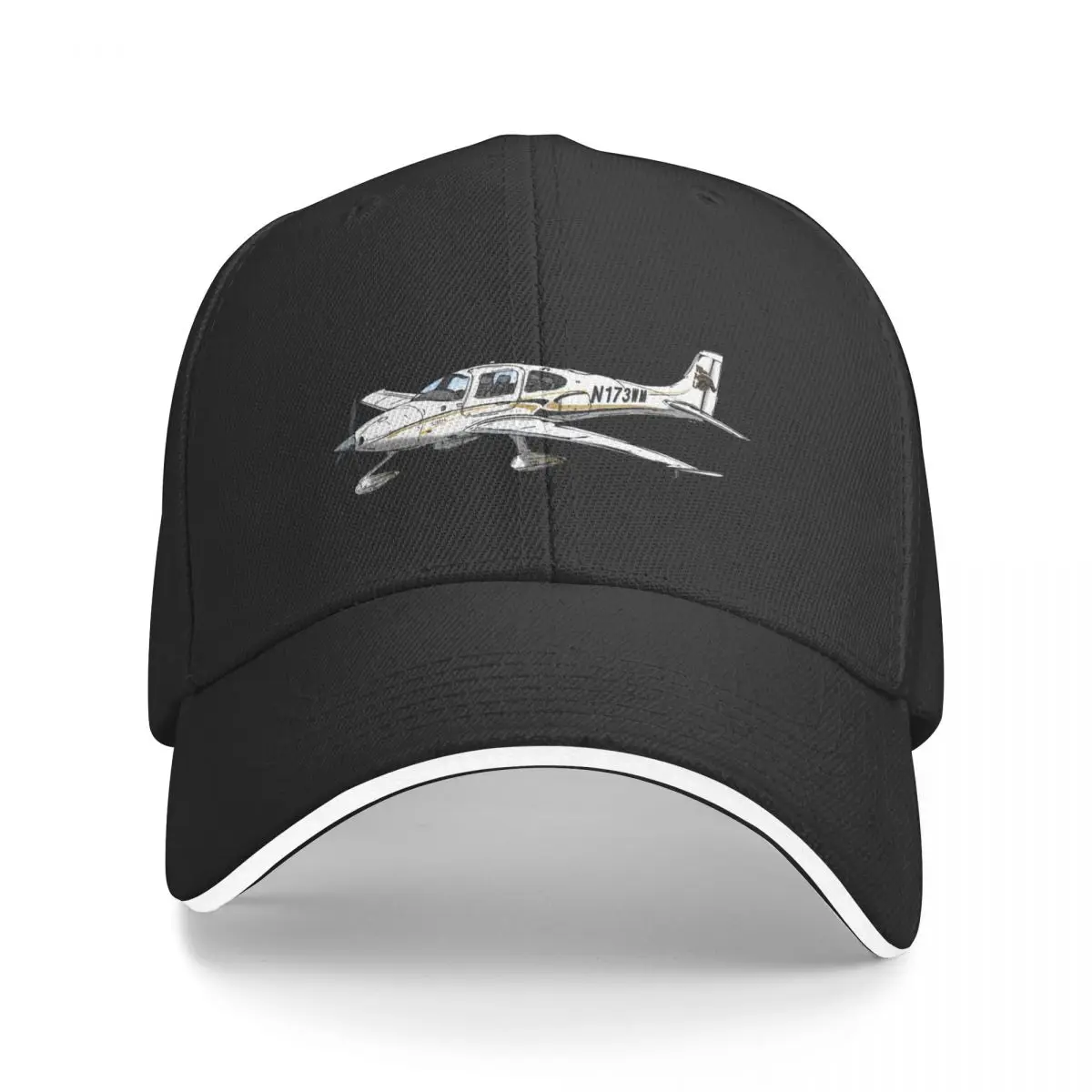 Cirrus SR22 N173WM Baseball Cap fashionable Ball Cap dad hat Men Luxury Brand Women's