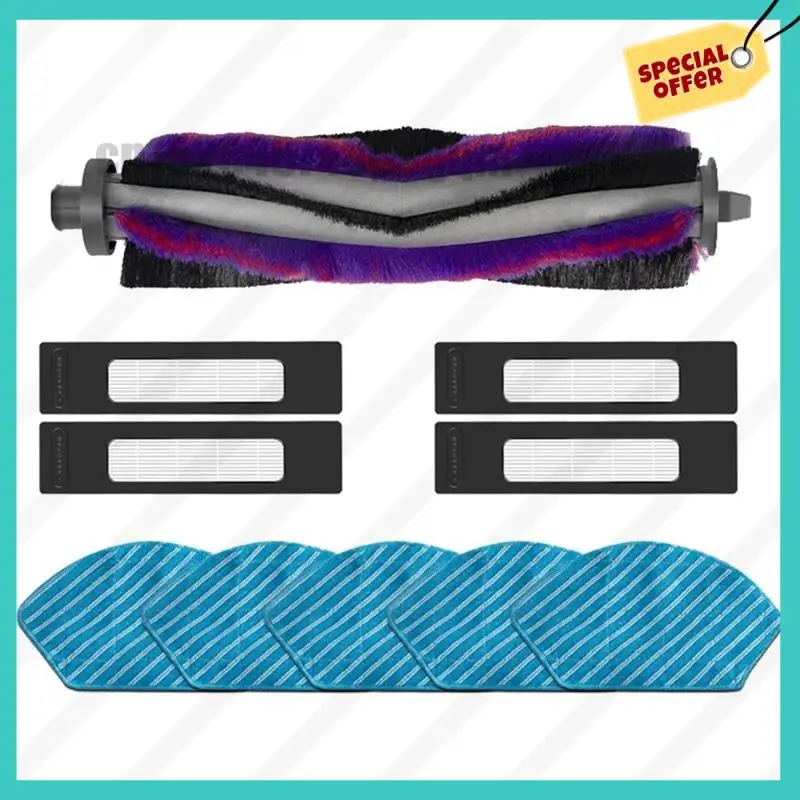 -ABJZ cepillo principal filtro Hepa trapo de fregona como se muestra de plástico para Midea M7 M7 Pro I10 M71CN R20M01BM71CN Robot aspirador