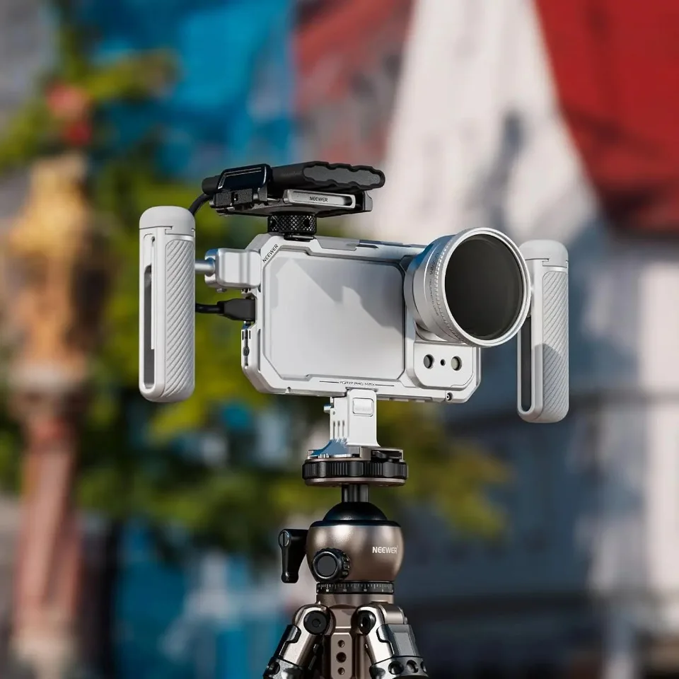 NEEWER مقبض جانبي سريع التحرير مع مصراع بلوتوث قابل للفصل مضاد للأحذية الباردة 360 درجة ° دوران آيفون 16 برو/برو ماكس #2