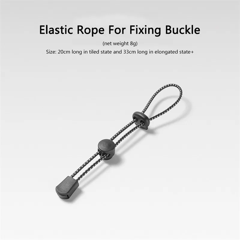 2/4/6pcs Elastic Rope Adjustable Backpack Walking Stick Holder Trekking Hiking Pole Fixing Tie Cord Rope Mountaineering Buckle