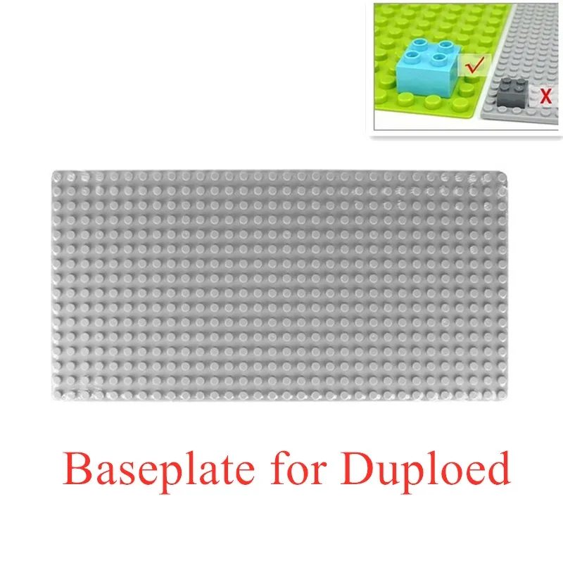 16*32 Dots DIY Grote Grondplaat Accessoires Bouwstenen Speelgoed, Compatibel Alle Merken, Grote Bouwstenen Bodemplaat Muur - afbeelding 1