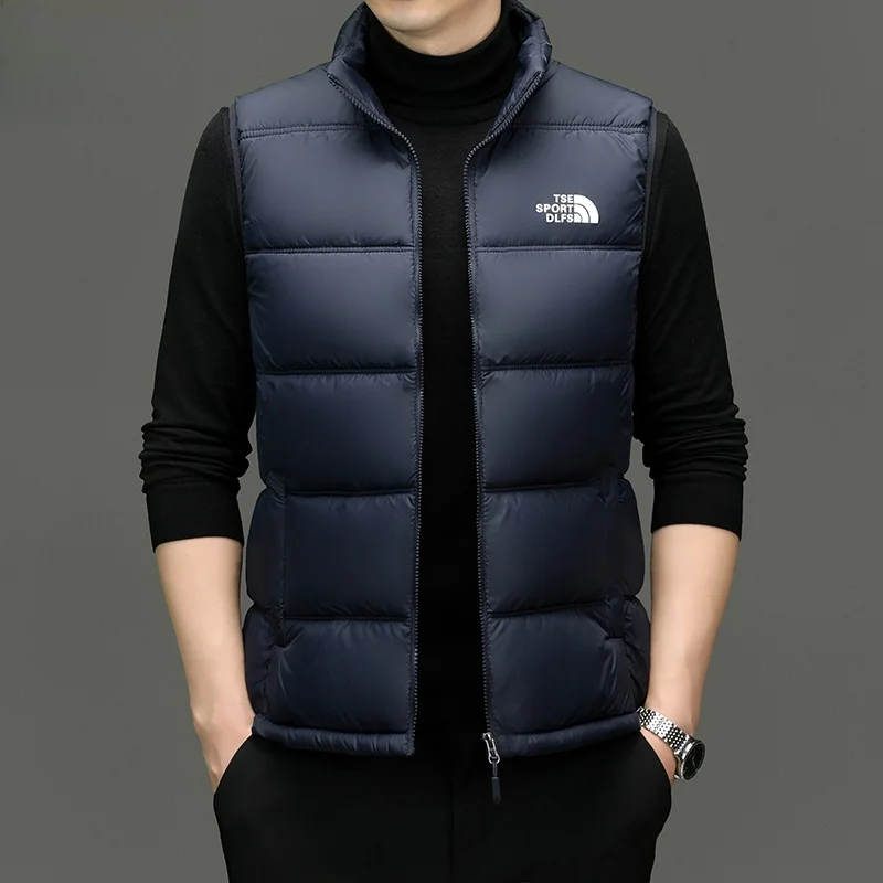 

Мужской утепленный жилет TUCANO из хлопка премиум-класса для осени и зимы, повседневный, деловой, приталенный крой