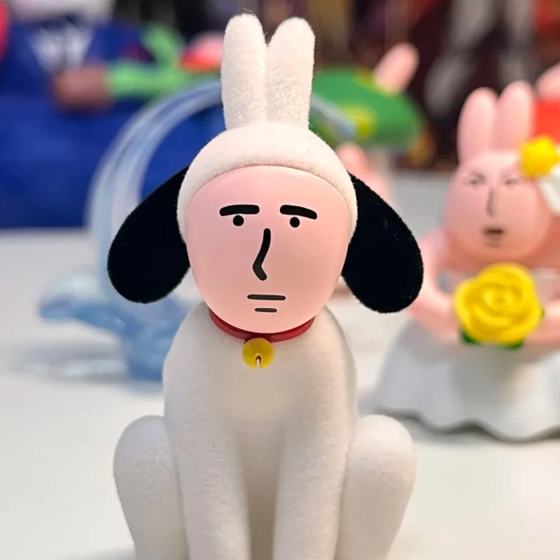 

Plzdot Pink Rabbit Blind Box Abstract Series 2 Mini Blind Box Mystery Box Cute Action Anime Figures Dolls Kawaii Toys Gift