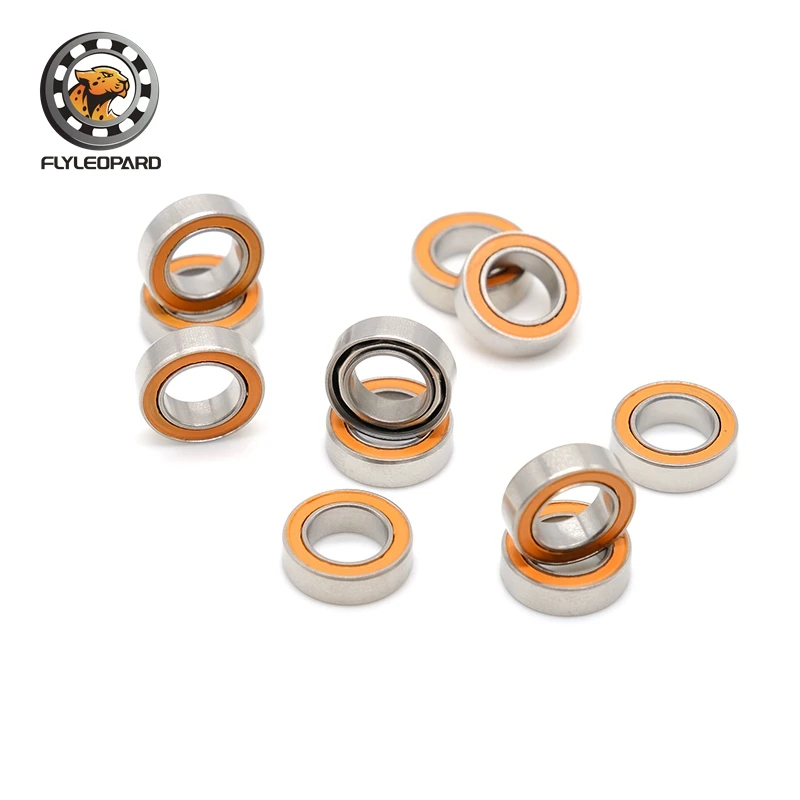 

2Pcs Fishing Reel Bearings 6*10*3 mm SMR106 2RS Stainless Steel Hybrid Ceramic Air Bearing SMR106RS SMR106 2RS CB