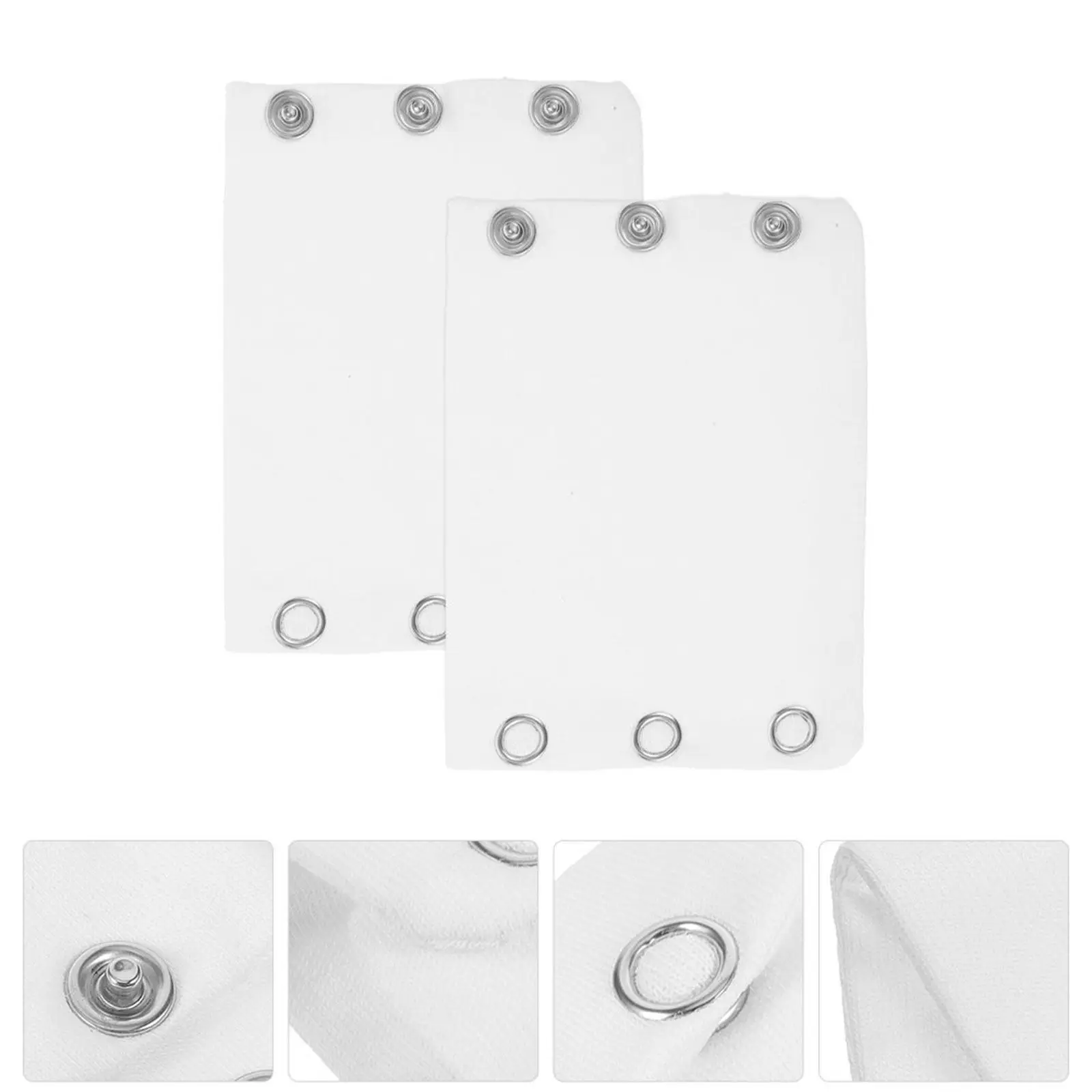 

Комплект из 4 удлинителей для детских боди: двухслойные мягкие удлинители на кнопках для комбинезонов и слипов младенцев и малышей, аксессуар для расширения размера