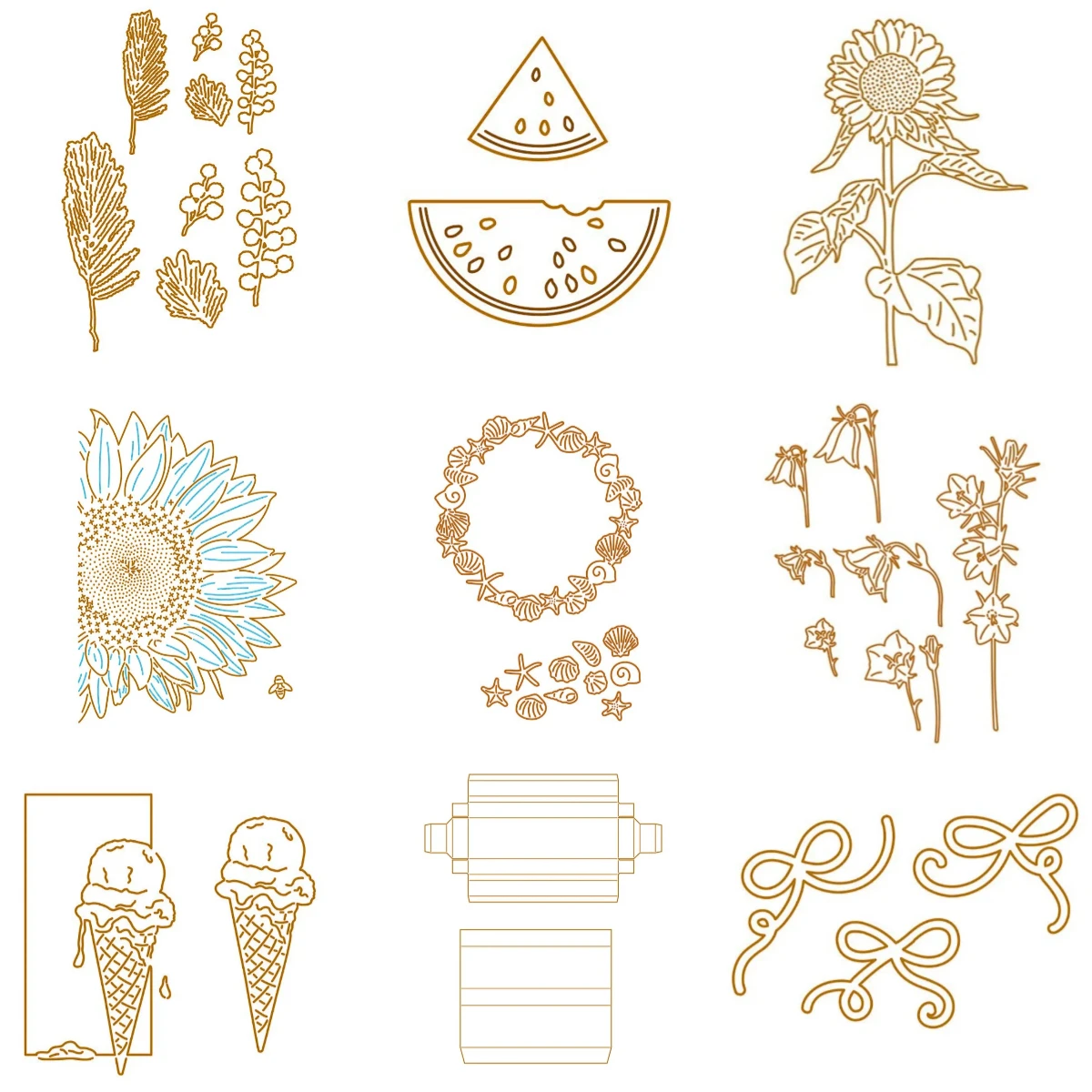 Kaffee-Tagebuch 2026 Neue Metallstanzformen Stempel für Bastelprägung Papier-Grußkarten-Herstellung Vorlage DIY Handgemacht