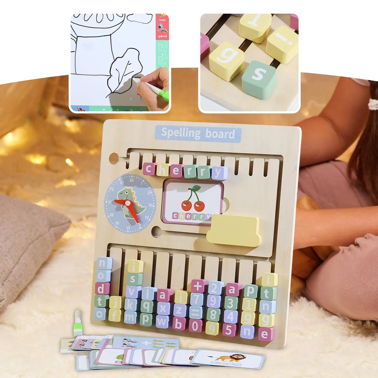 Игра на орфографию, распознавание букв, обучающие пособия, обучающие цифры, алфавит, лабиринт, детские подарки на день рождения для девочек, для мальчиков Игра на орфографию, распознавание букв, обучающие пособия, обучающие цифры, алфавит, лабиринт, детские подарки на день рождения для девочек, для мальчиков