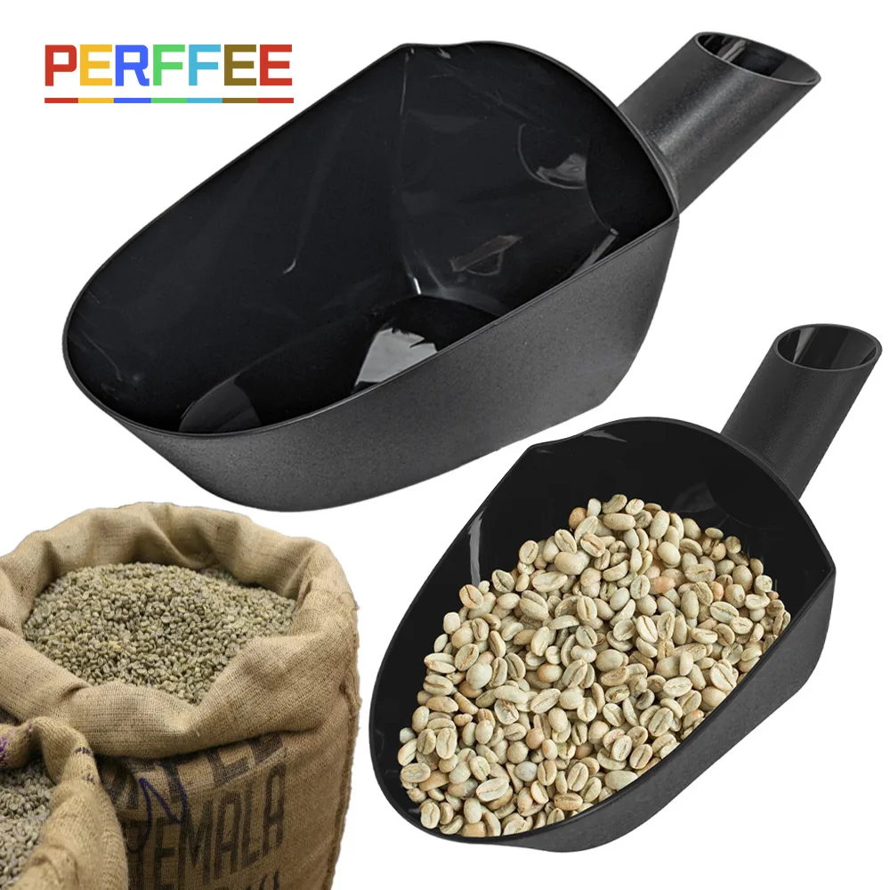 1KG/2KG Coffee Bean Scale Scoop ABS Green Coffee Shovel Large Capacity Durable Roasted Coffee Shovel Coffee Bean Measuring Tool