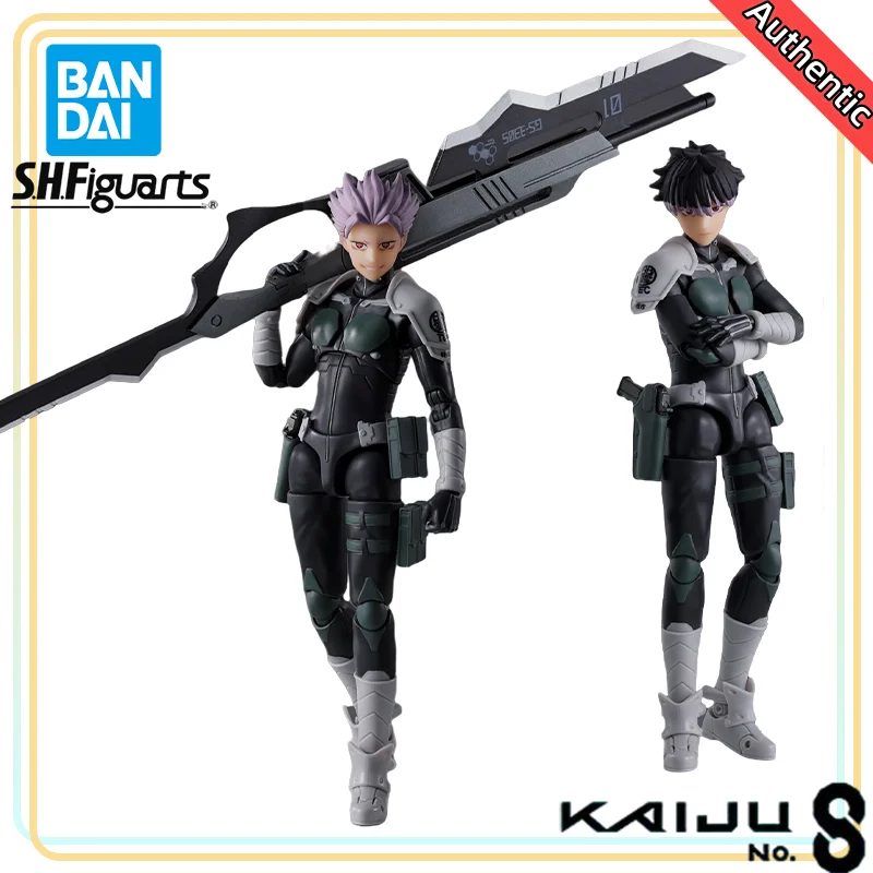 【100% Autentyczne】BANDAI SPIRITS Oryginalne Kaijuu No. 8 - Narumi Gen H=14.5cm S.H.Figuarts Figurka Akcji Model Dekoracja Prezent