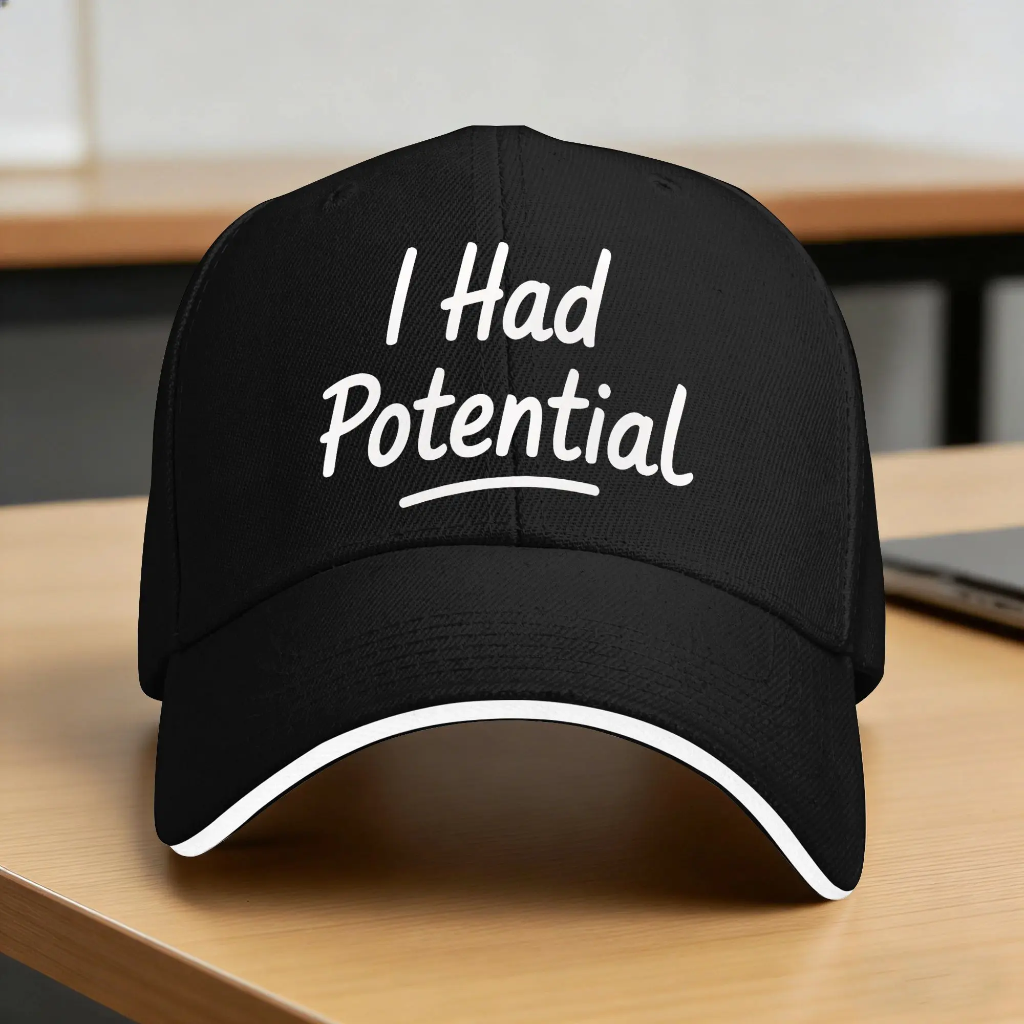 I Had Potential Funny Sarcastic Quote Casual Baseball Cap Project Hail Mary Trucker Hat Summer Sun Couple Women Baseball Caps