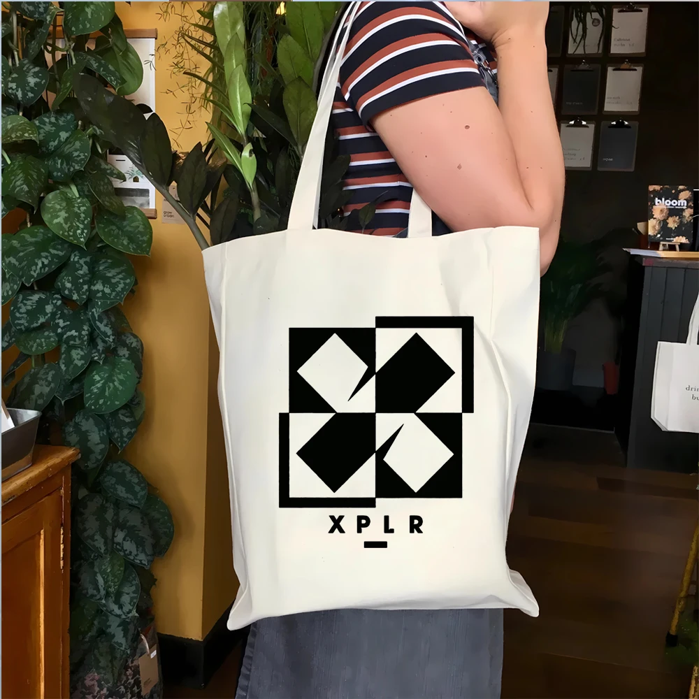 XPLR Sam and Colby tote bag YouTubers Sam and Colby canvas shopping bag women's casual shoulder bag