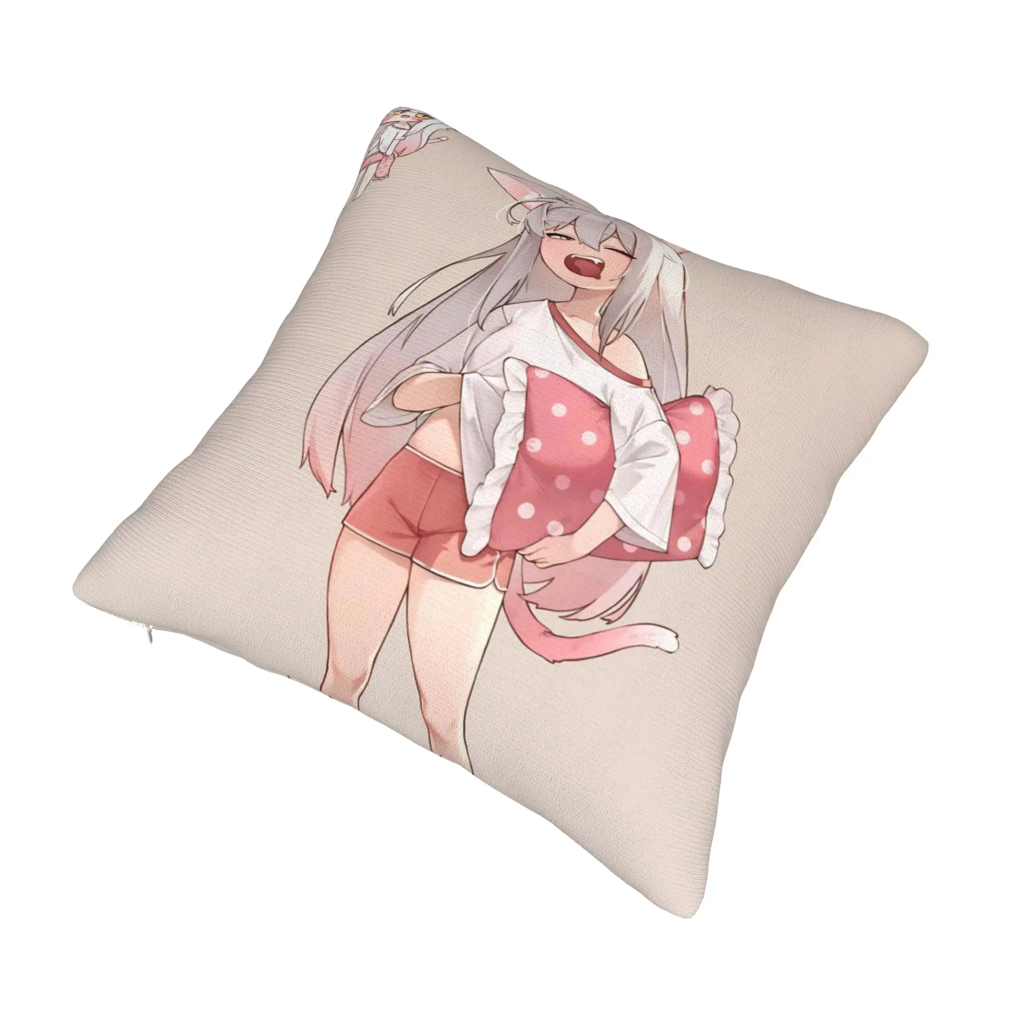 Decorative Pillow Covers Trickcal C-Chibi Go Games Merch Seater  Throw Pillow Case Cover Zippered Multiple Sizes
