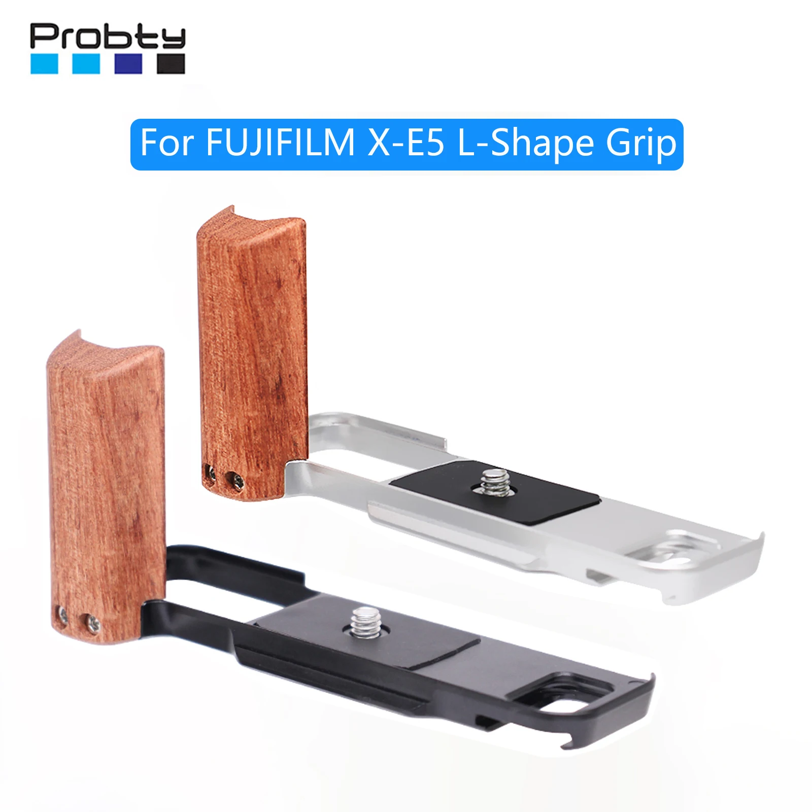 Probty X-E5 L-förmiger Griff für FUJIFILM X-E5-Kamera, integrierte Schnellwechselplatte für Arca, 1/4"-20 Löcher