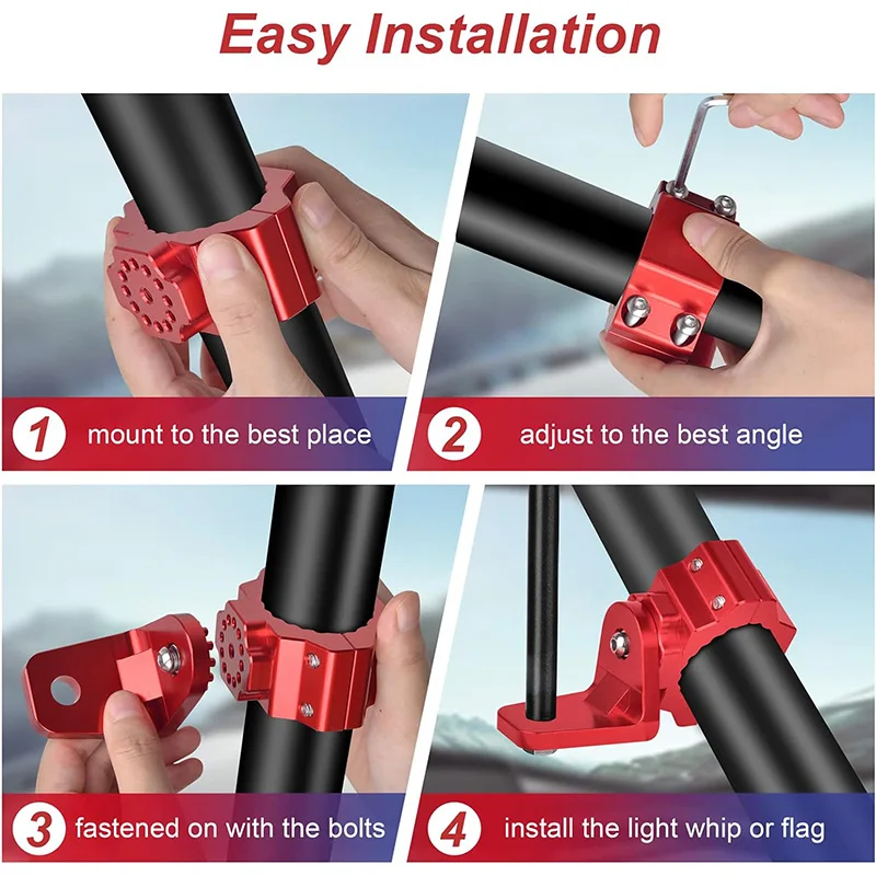 ضوء ultv CNC ، قوس سوط ، متوافق مع Polaris RZR PRO XP 4 ، Can-am Maverick X3 Max ، بنفسجي-2" #3