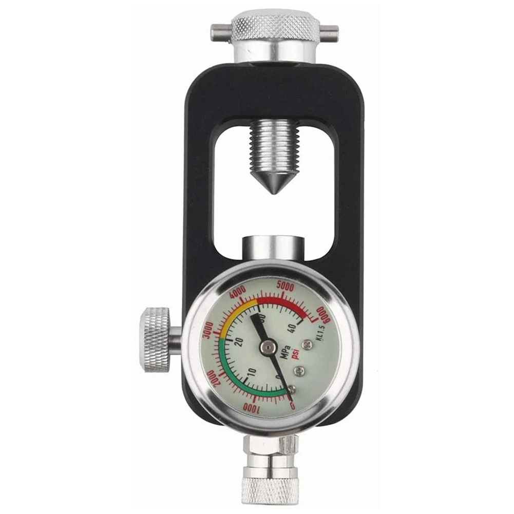6000Psi Scuba Tank Refill Adapter Aluminium Alloy Fill Station Diving Equipment,Black