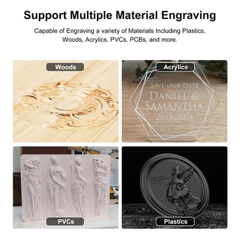 Twotrees TTC3018 CNC Engraver Machine GRBL Control Milling Router DIY Cutting 3-axis PCB PVC Mini Wood Engraving Machine