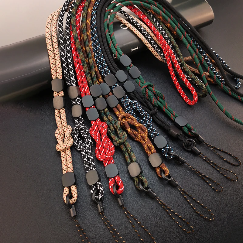 Long Neck Hanging Chain Hand-woven Mobile Phone Lanyard Strong and Length Adjustable Dual-use Lanyard Phone Anti-lost Pendant