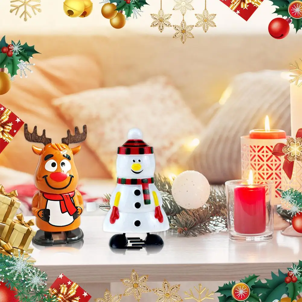 Jouets de Noël à Remonter, 8 Pièces, Cadeaux de ixAmusants, Nouvelle Collection 2024