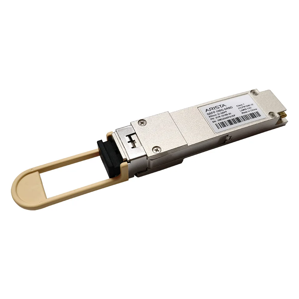 

Arista QSFP-100G-SRBD 100GBASE-BIDI Bidirectional 100G QSFP28 BIDI LC 100m Duplex MMF Transceiver