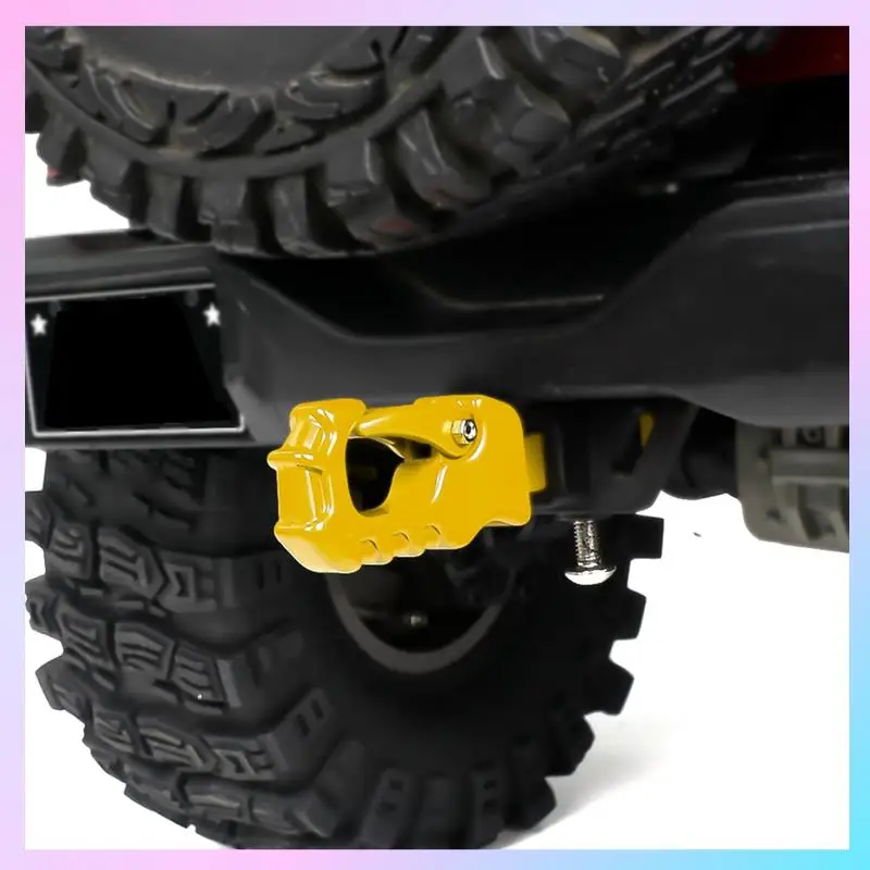 AB25-RC Car Simulation Climbing Car DIY Modification Upgrade Metal Trailer Hook Rogue Rescue Buckle Decorative Accessories