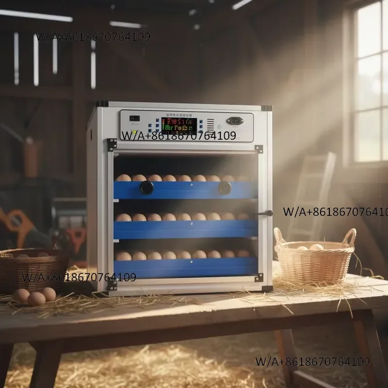 durable Industrial-Grade 300-Egg for Chicken Duck Turkey Goose Ostrich Eggs (Auto-Turning New)-100% Hatching Rate