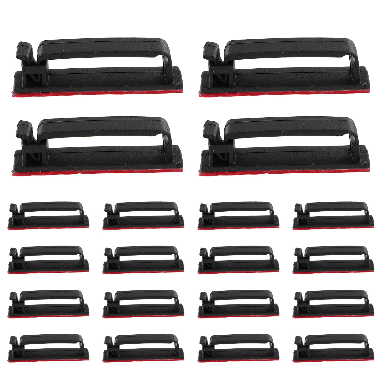 

25Pcs Adhesive Cable Management Clips Wire Fixing Clamp Cord Organizer Wire Wall Clips Cable Clamps Cord Organizer Holder
