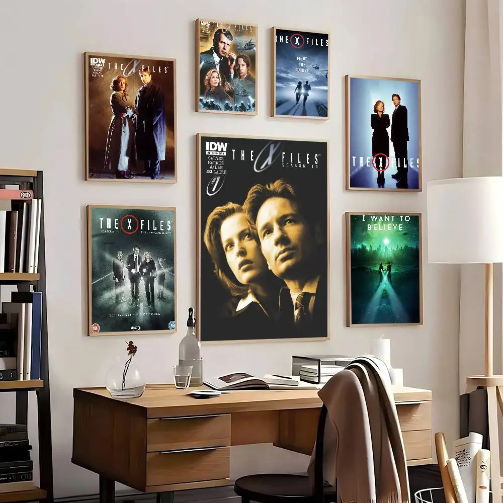 Pósteres de la película The X-Files I Want To B, para sala de estar, bar, cafetería, lienzo de calidad, estilo vintage, cómics, pintura, arte, decoración de pared del hogar