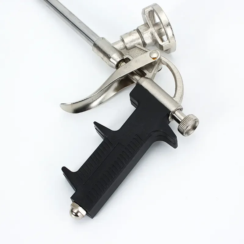 Manual PU Caulking Gun Aluminum Spray Foam Gun 1000ml Capacity For Building Construction