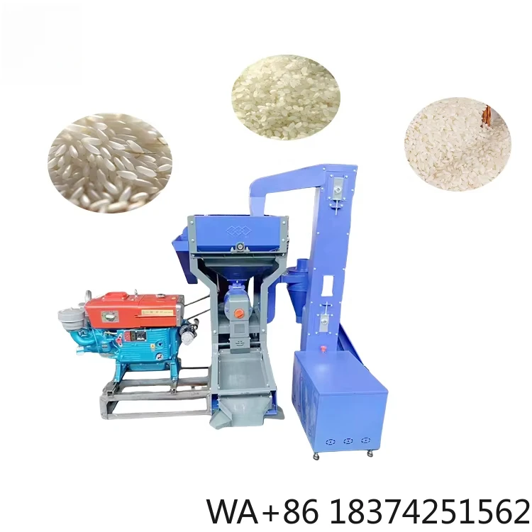 

5 In1 Commercial Rice Husker Millet Paddy Rice Mill Multifunctional Agricultural Rice Husk Removing Milling Machine