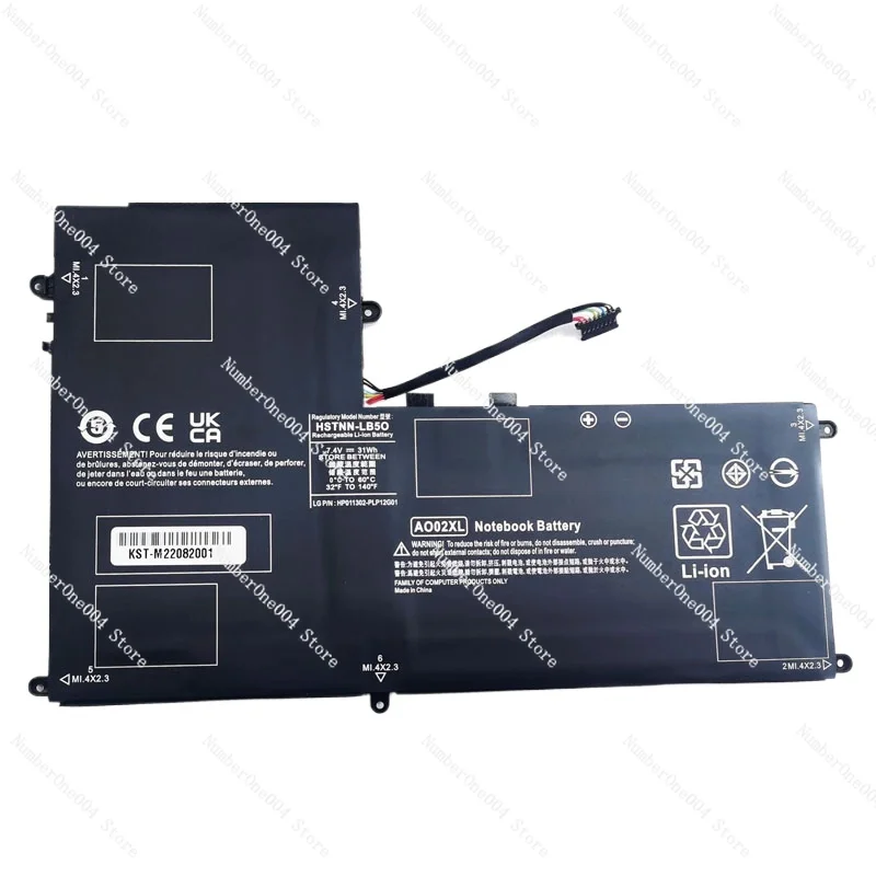 Applicable To  Ao02xl 728250-421 728558-005 ElitePad 1000 G2 Battery