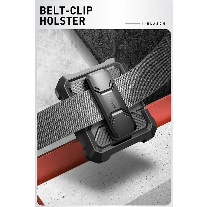 I-BLASON For Samsung Galaxy Z Flip 7 FE/6/5 Case Armorbox Pełna ochrona Wojskowe etui na telefon z osłoną ekranu i stojakiem — zdjęcie produktu 5