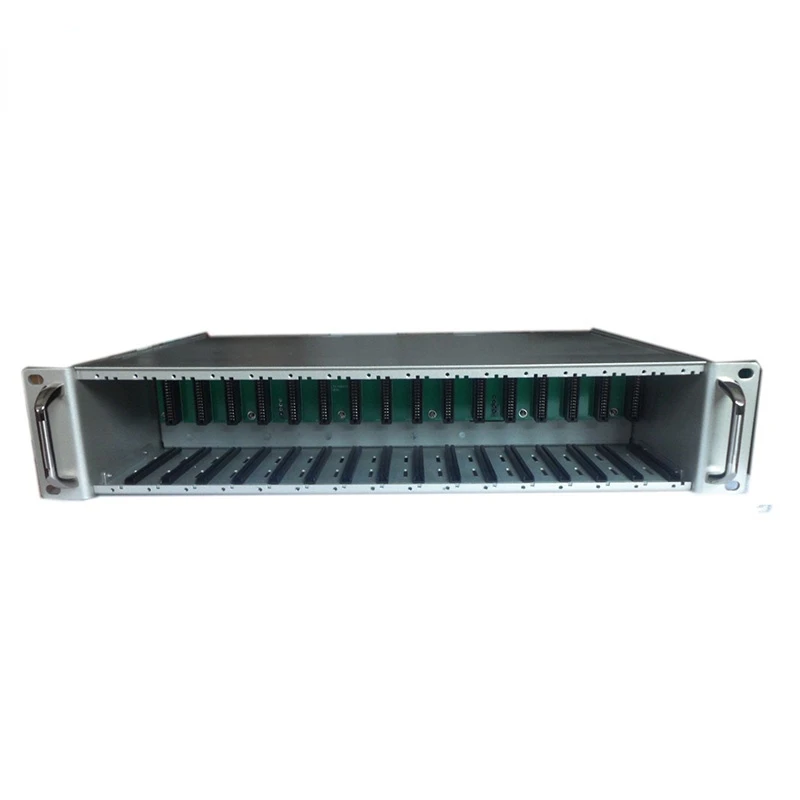 2.5U 16 slots SNMP Centralized Management Card Type Media Converter rack mount chassis