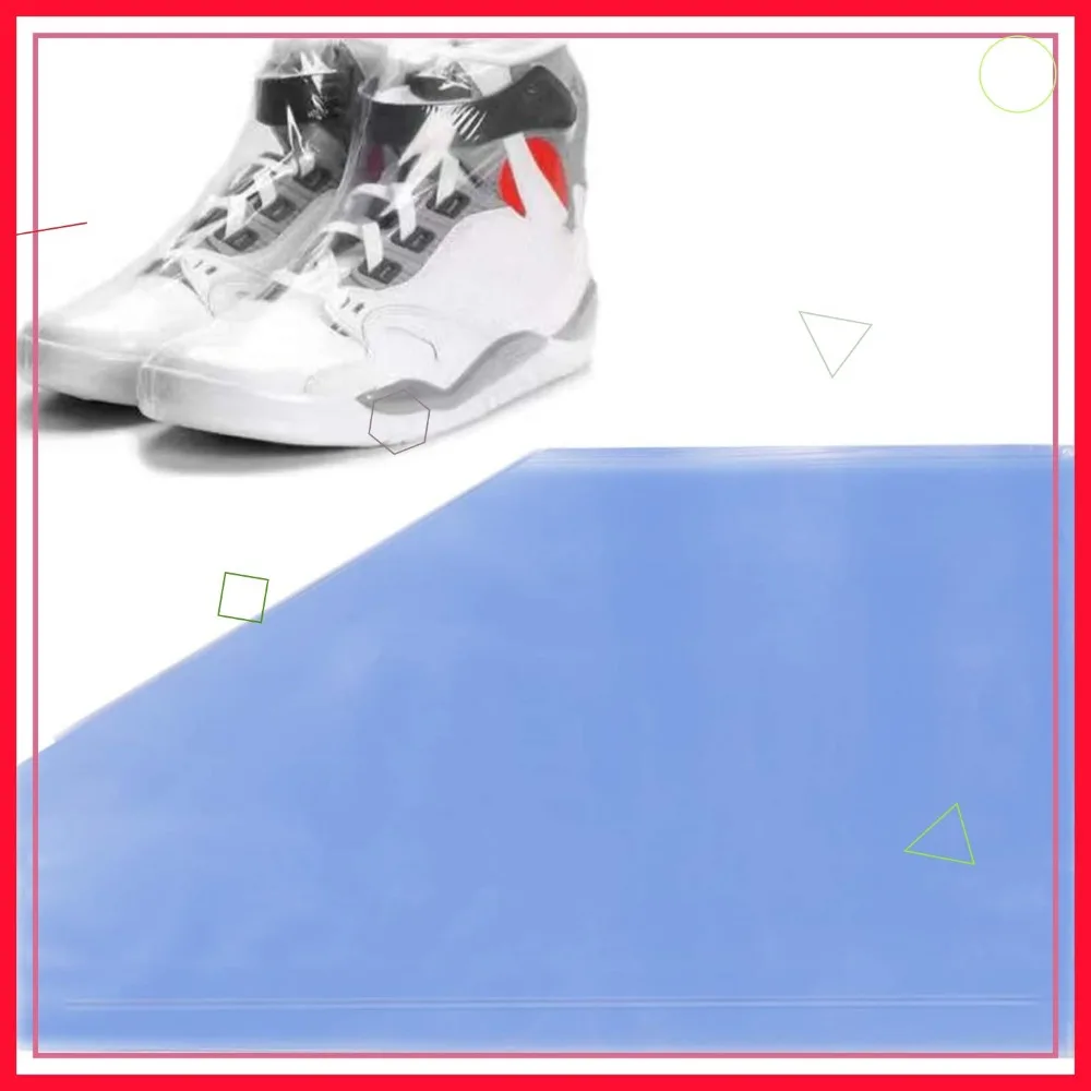 

Shoe Shrink Wrap Bags, 50 Pcs Sneaker Protector for Men Women, Avoid Yellowing, 10x17.7 inches