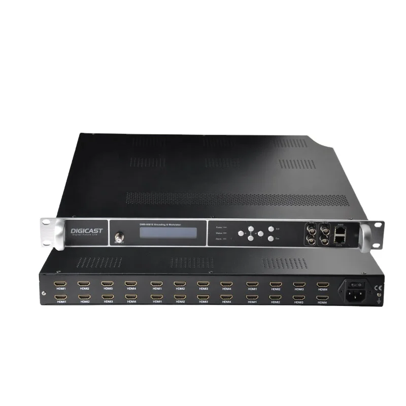 DIGICAST UDP Multicast Local HD Cable TV Digital Video H 264 CATV HDM I Encoder Modulator