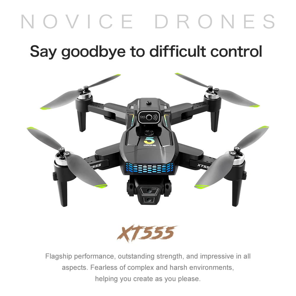 

FPV XT555 DRONE 5G optical stream GPS folding drone with WIFI transmission professional aerial camera medium-sized rudder cloud