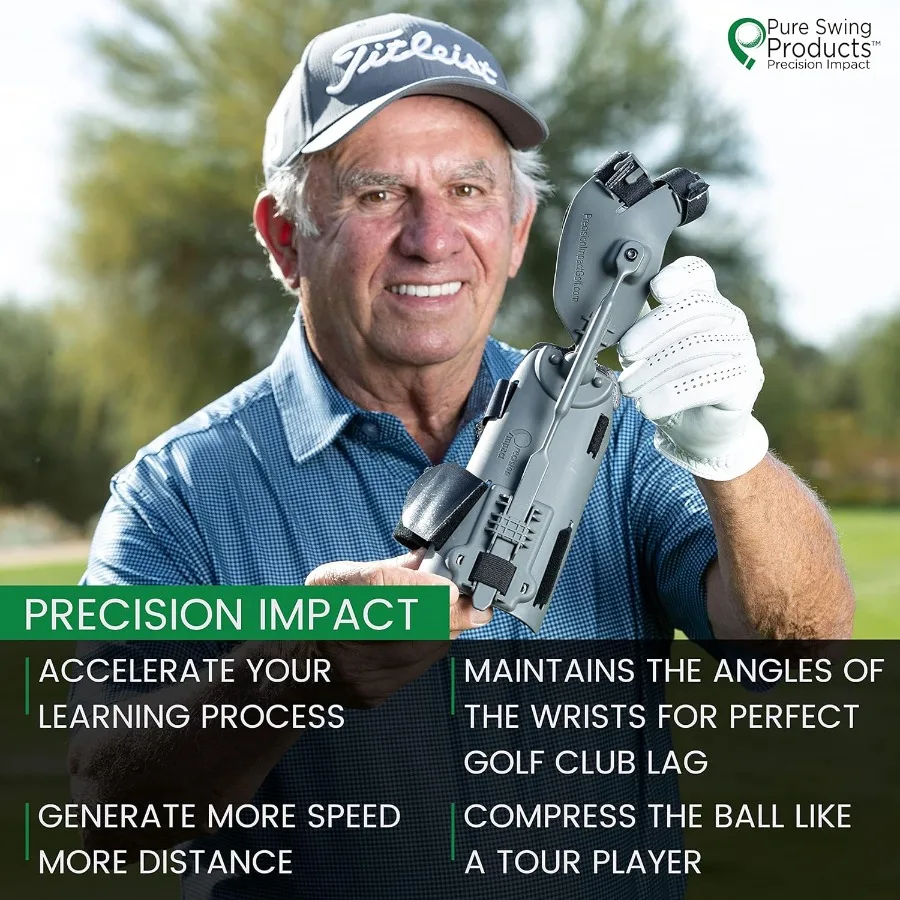 Precision Impact Golf Training Aid for Enhanced Putting Accuracy and Swing Consistency Advanced Golf Swing Trainer with Wrist H