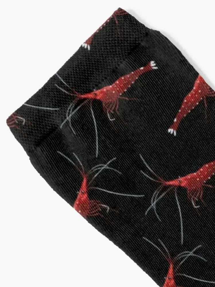 I Just Really Like Shrimp Cardinal Socks Crossfit basketball Rugby snow Ladies Socks Men's