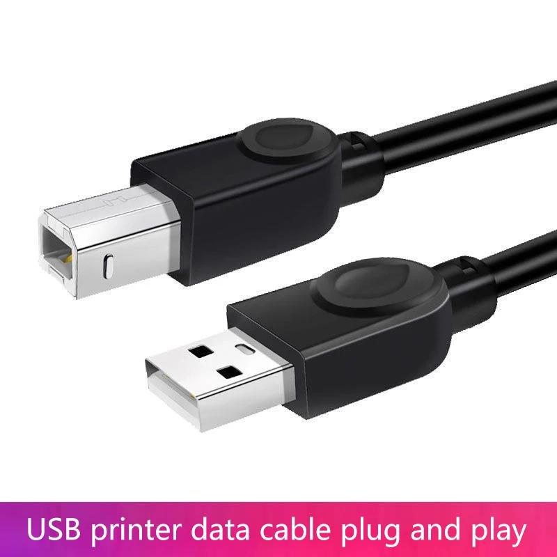 

1.5/3/5M USB A to B Cable - USB 2.0 Printer Cord for Label Printers, Male to Male High-Speed Data Sync & Charging