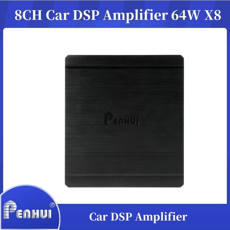 8 channels Car Audio DSP Amplifier processor with 64W X 8 power output  audio system with PC Software