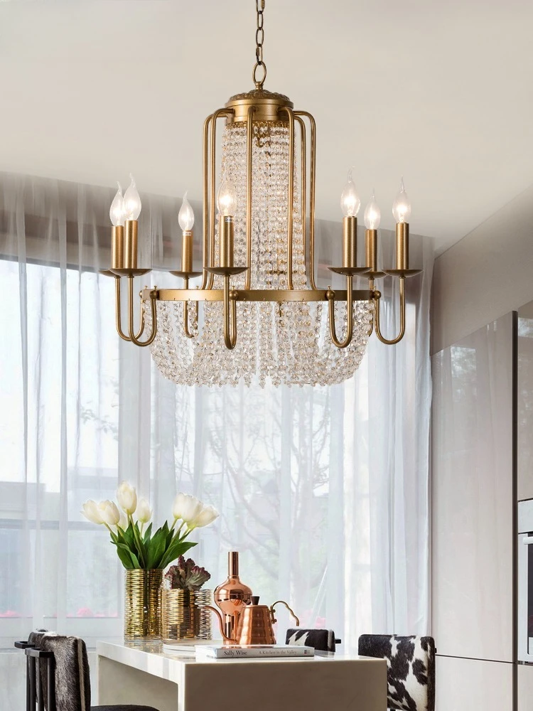 

Modern Ceiling LED Crystal Chandelier Home Decoration Villa Bedroom Living Room Dining Room Staircase Crystal Lighting Fixtures