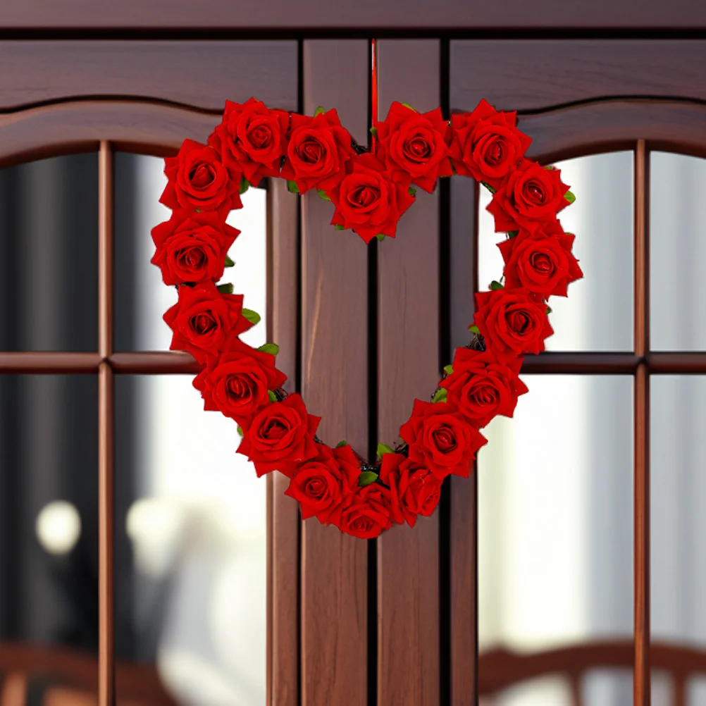 

Anniversary Wreath Door Hanger Christmas for Front Artificial Floral Flower Frames