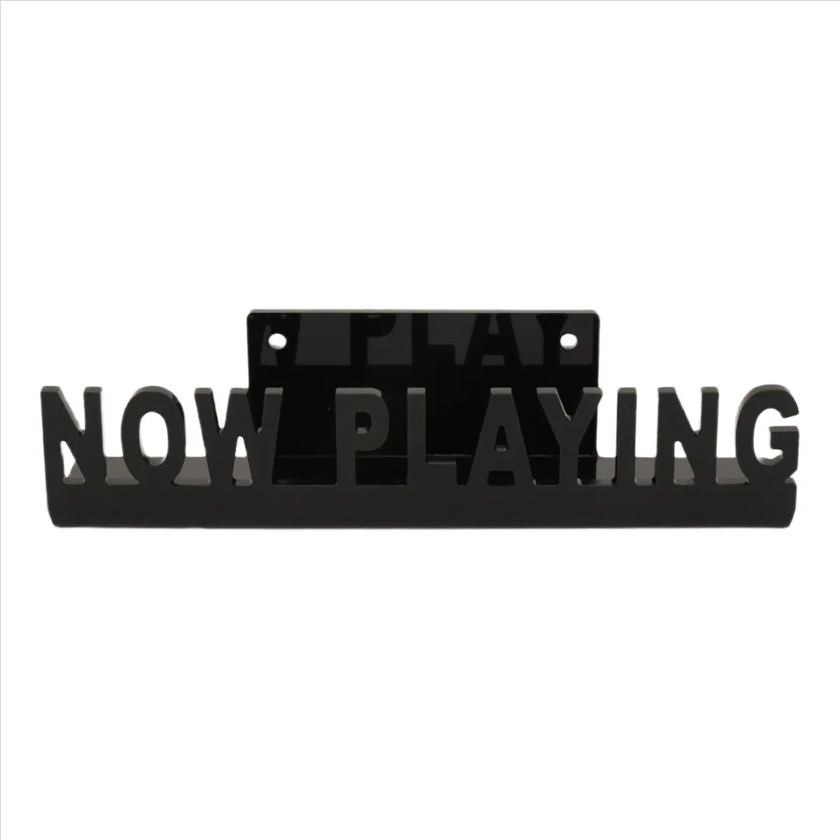 ABZF 2026 Wall Mount CD Record Display Stand Now Playing Acrylic Vinyl Record Shelf for Home Decoration Black