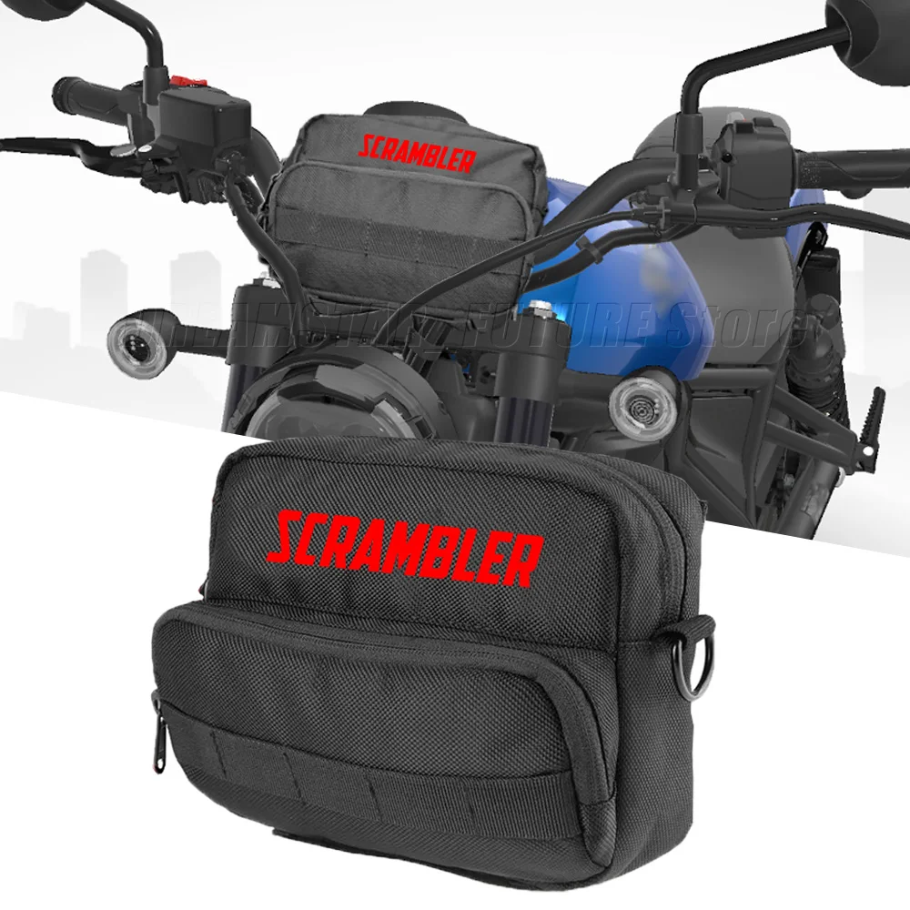 

FOR Scrambler 1100 Scrambler1100 2019 2020 2021 Motorcycle Handlebar Bag Shoulder Bag Universal Multifunction Storage