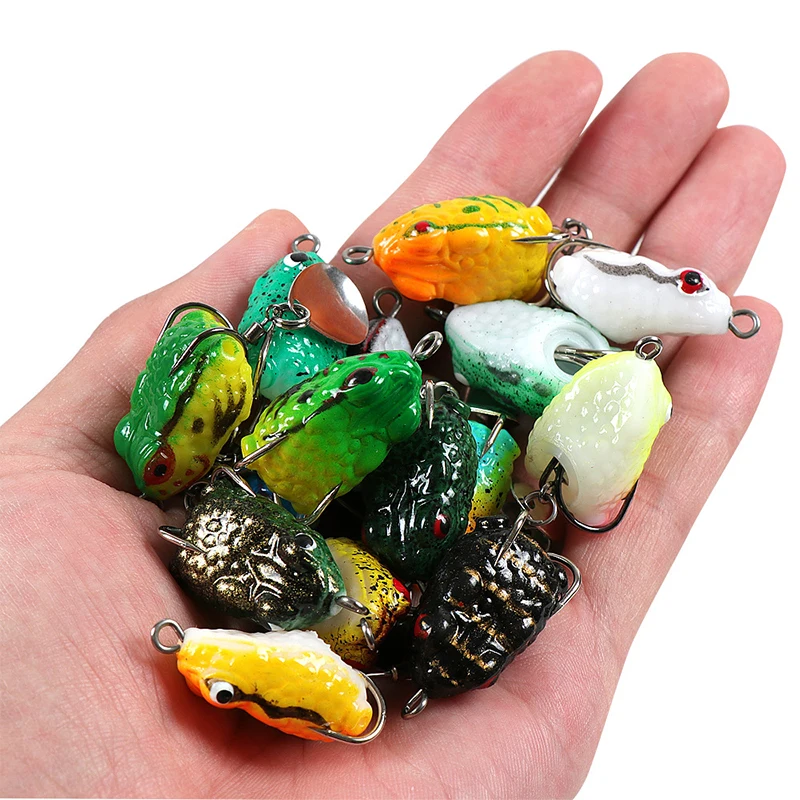 Luya Bait 2.5cm/3g Mini Thunder Frog Thailand Wind Beat Black Frog Foreign Trade Spot