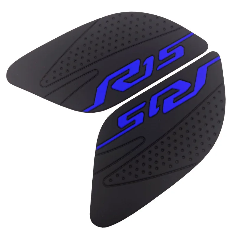 Motorcycle Fuel Tank Knee Protector Anti Slip Sticker For Yamaha YZF-R15 R15 Waterproof Rubber Sticker Accessories Decal