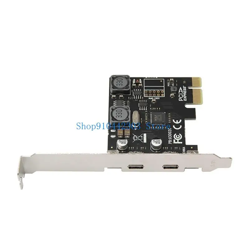 652F 2-Port USB 3.1 (10Gbps) PCIe Card Super Speed PCIExpress to TypeC